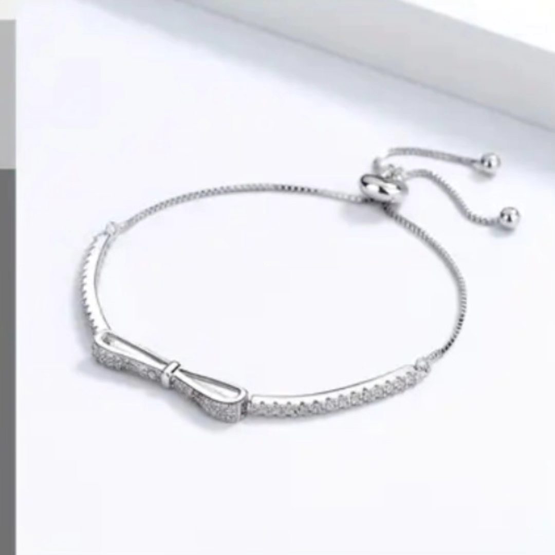 Pulsera en plata 925 y circonia