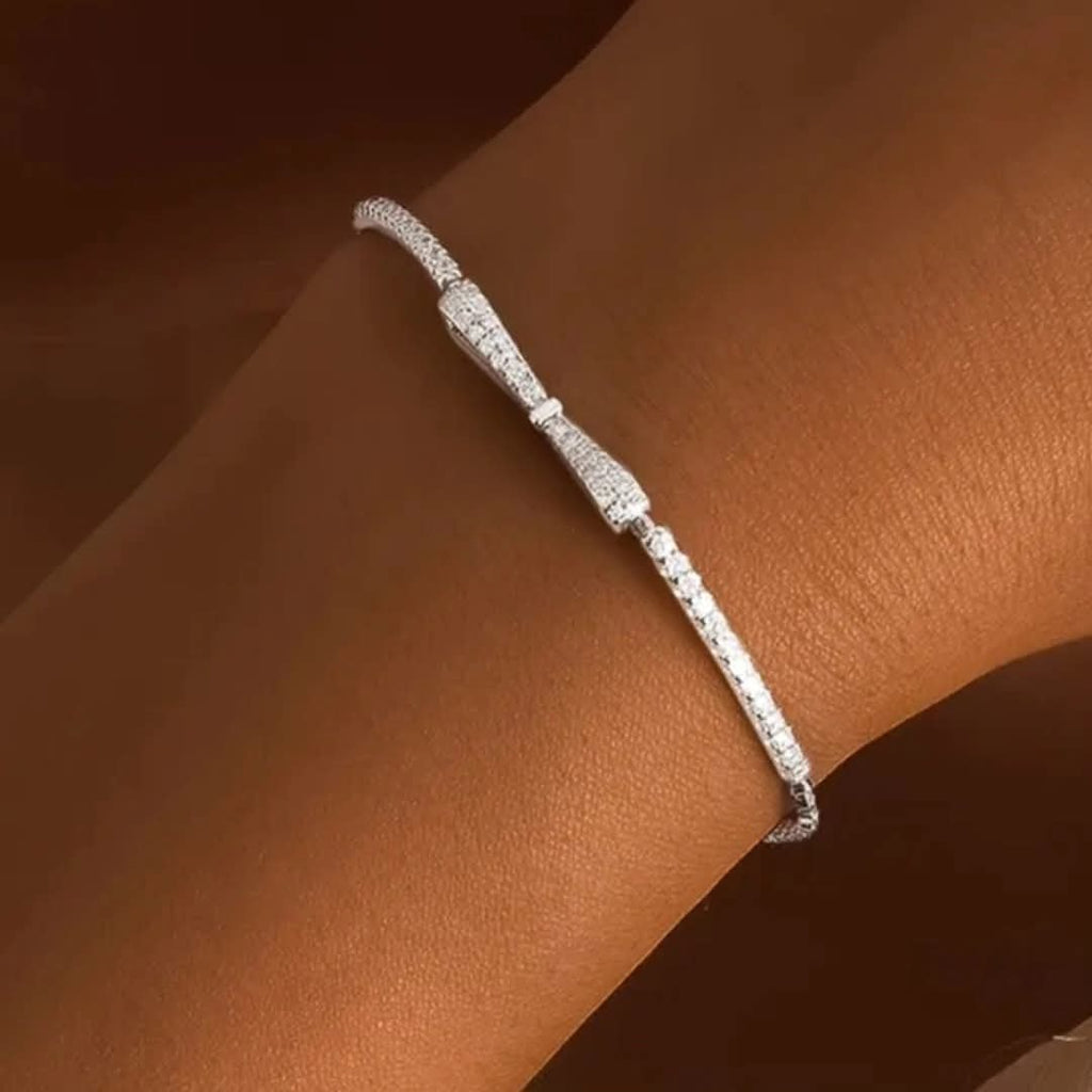 Pulsera en plata 925 y circonia