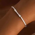 Pulsera en plata 925 y circonia