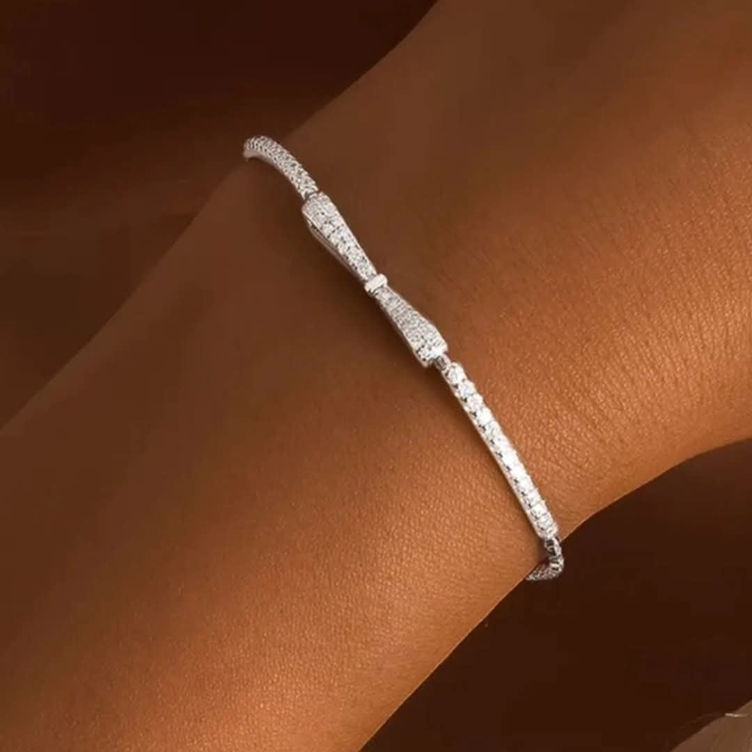 Pulsera en plata 925 y circonia